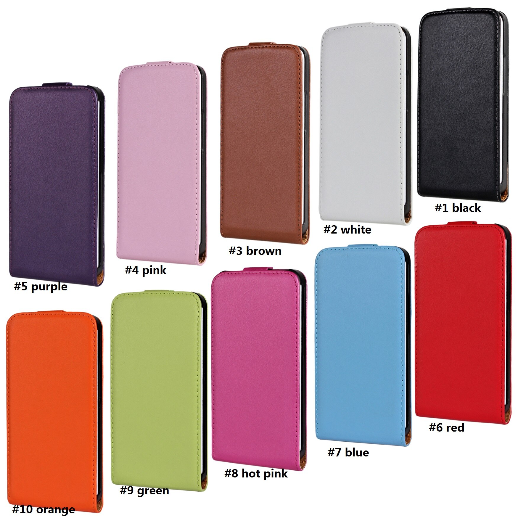 Clamshell telefon cover læder taske til sony xperia z  c6602 c6603 magnetisk adsorptionsspænde hylster flip coevr cover