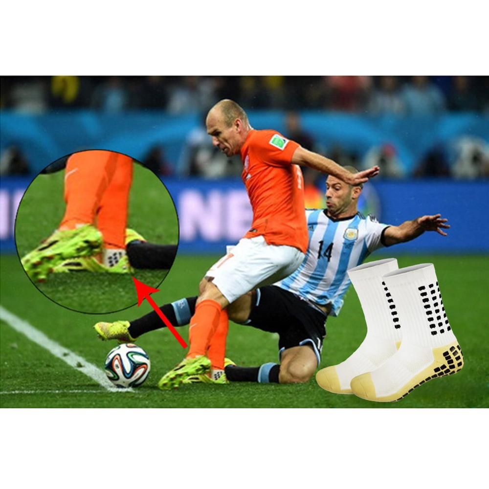 Calcetines de fútbol antideslizantes, medias deportivas de hombre, de algodón de buena , del mismo tipo que el Trusox, 9 colores, novedad