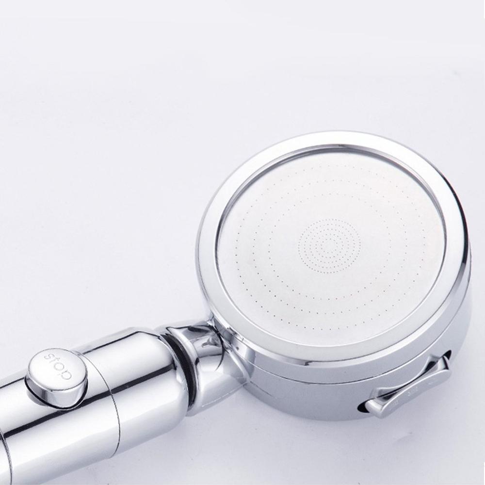 Shower Hand Shower One Button Water Stop Rotating Shower Head Japanese Style Nozzle Universal Moving Head