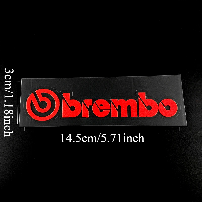 4PC knapp Motorrad Aufkleber für Brembo Motorrad Auto Bremssattel Aufkleber Wasserdichte Sonnencreme Vinyl Aufkleber Dekoration