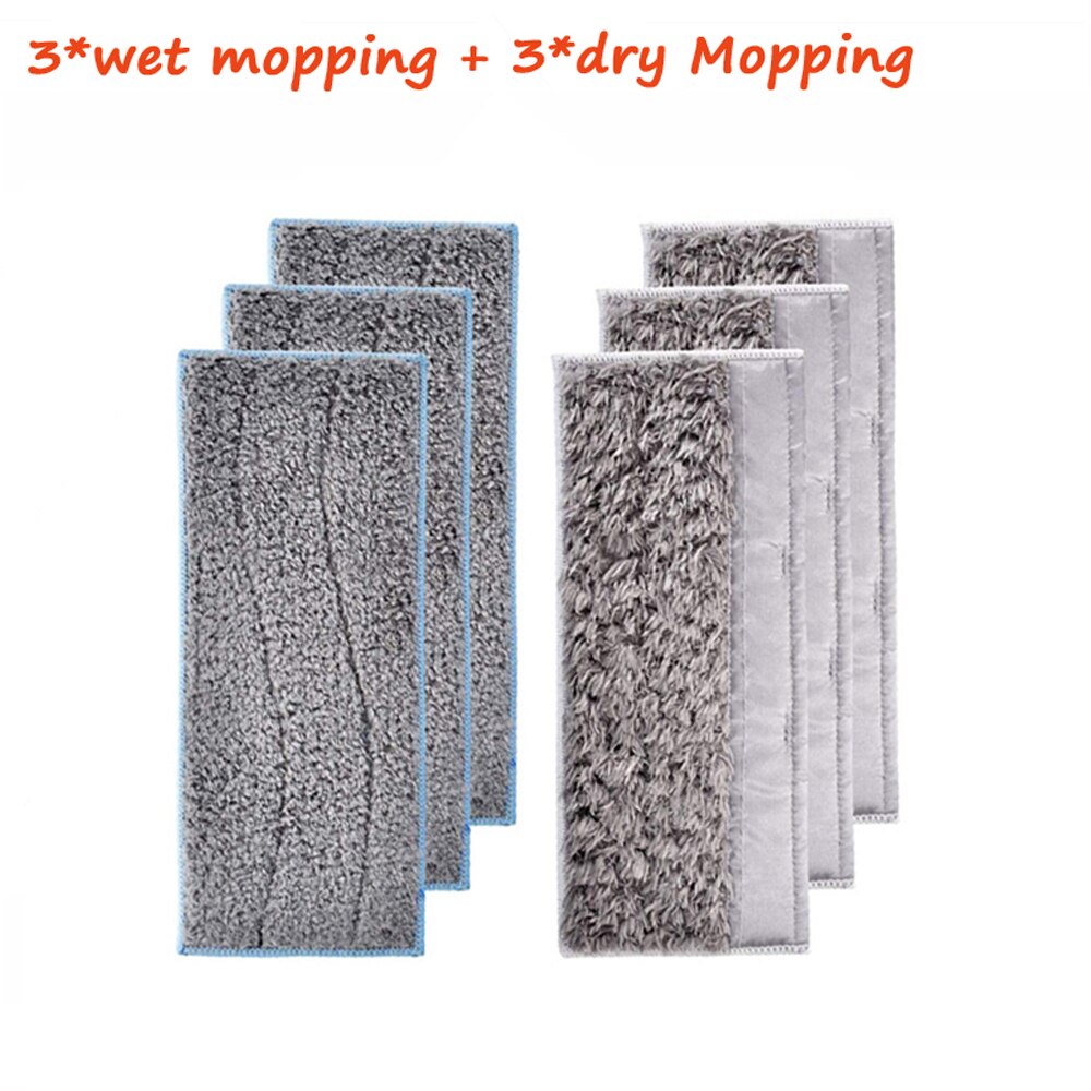 6 Pack Wasbare Nat Dweilen Pads Vervanging Compatibel Met Irobot Braava Jet M6