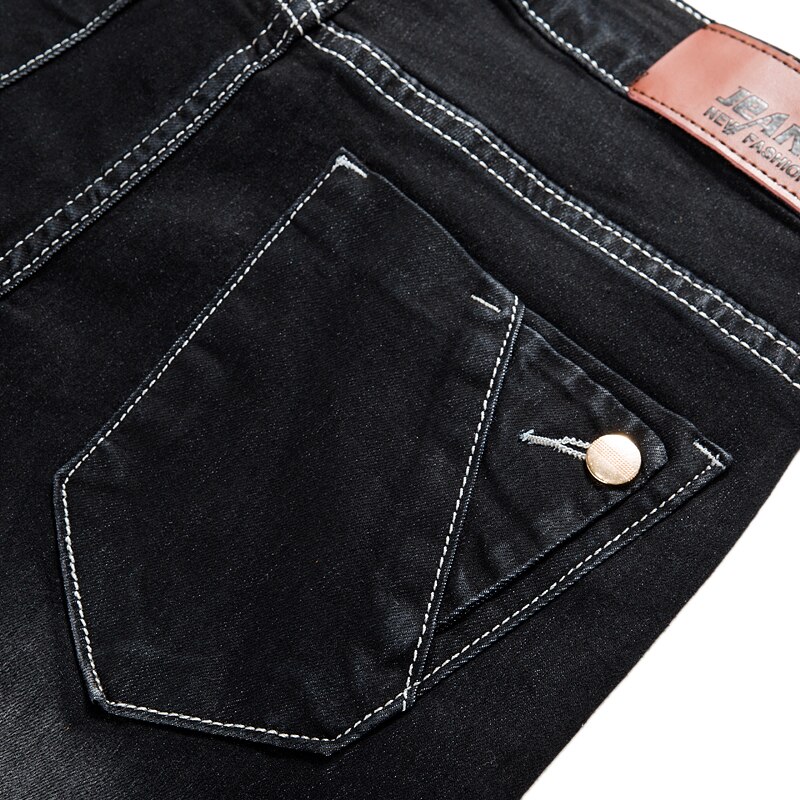 Pantalones vaqueros de estilo coreano para hombre, Jeans clásicos de talla grande, estilo Vintage, con personalidad y botones, novedad de