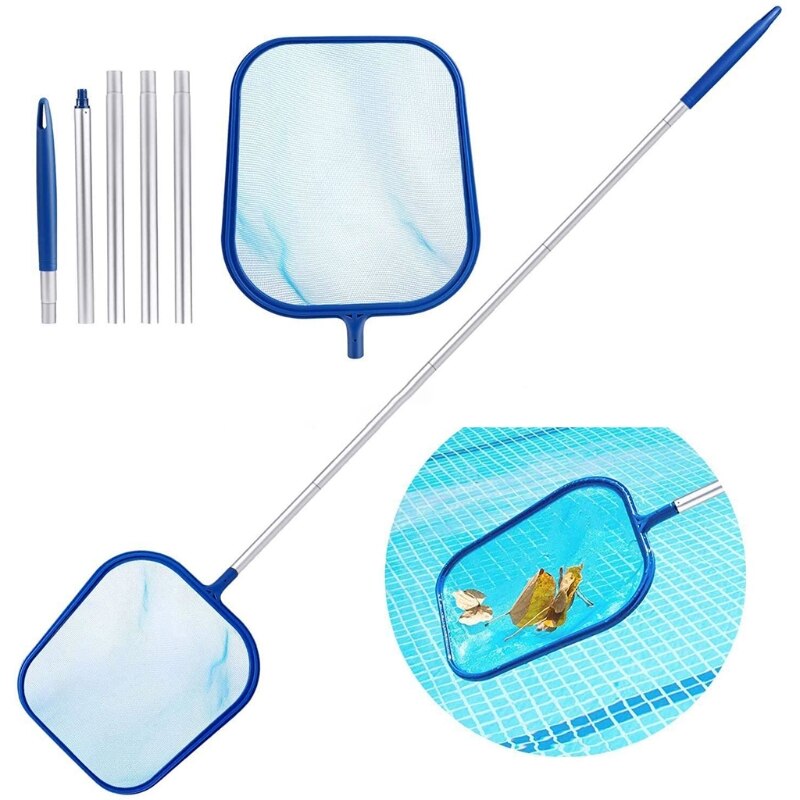K1KA – filet d&#39;écumage de piscine 122cm Super bon marché, outils de nettoyage de piscine, avec trou, idéal pour enlever les feuilles et les débris du Spa