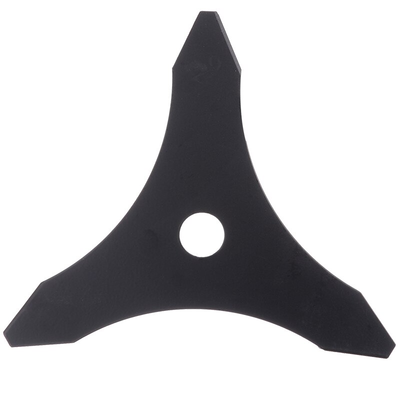 1Pc Black Brushcutter Blade Trimmer Blade 3 Tooth Brush Cutter Brushcutter Trimmer Blade Trimmer Strimmer Lawn Mower