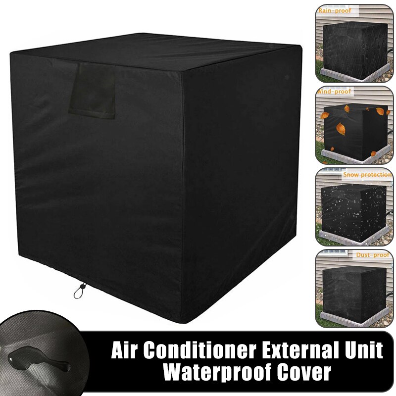 Outdoor Square Vertical Air-conditioning External Unit Cover Air Conditioner Outside Machine Dust-proof and Rain-proof Cover