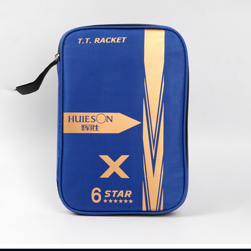 1 conjunto de 6 estrelas tênis de mesa bat 7-camadas profissional raquetes de ping pong longo punho curto fibra de carbono ping pong paddle carry bag