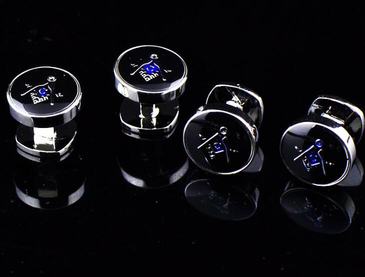 Clásico masón smoking pernos de Collar 6pcs/8pcs conjunto masónica gemelos botones Hombre accesorio de la joyería de 5Sets