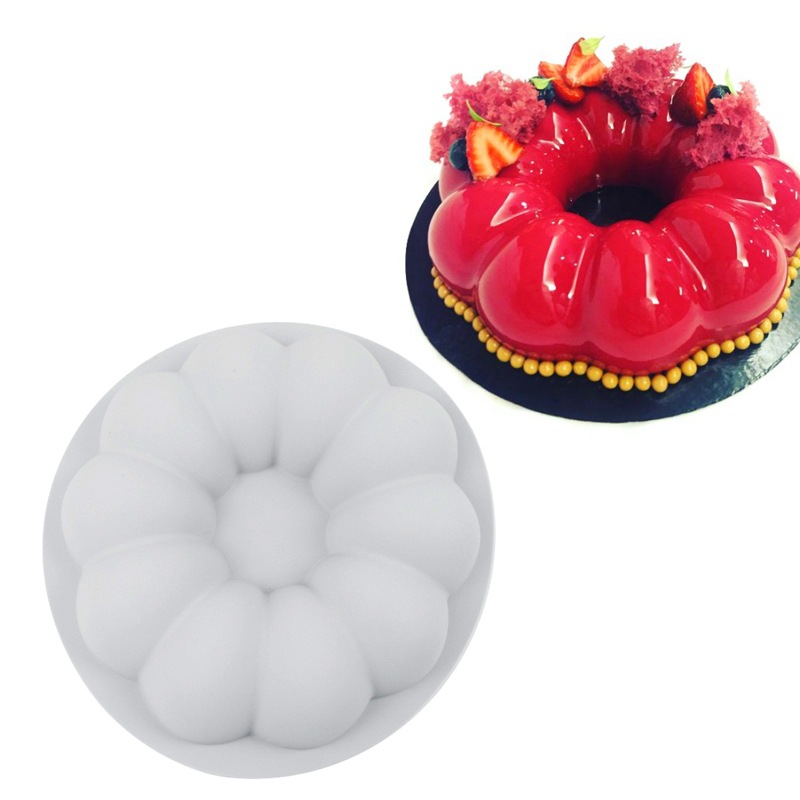 Halloween gresskar silikon kakeform til sjokolademousse dessert pudding brød blomst fondant bakeware panne dekorere verktøy: misligholde tittel