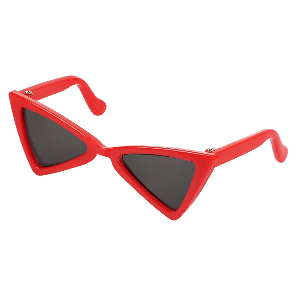 Produkty dla zwierzaka domowego piękne okulary przeciwsłoneczne w stylu Vintage trójkąt okulary odblaskowe dla małych psów akcesoria dla zwierząt domowych zdjęcia rekwizyty: 8