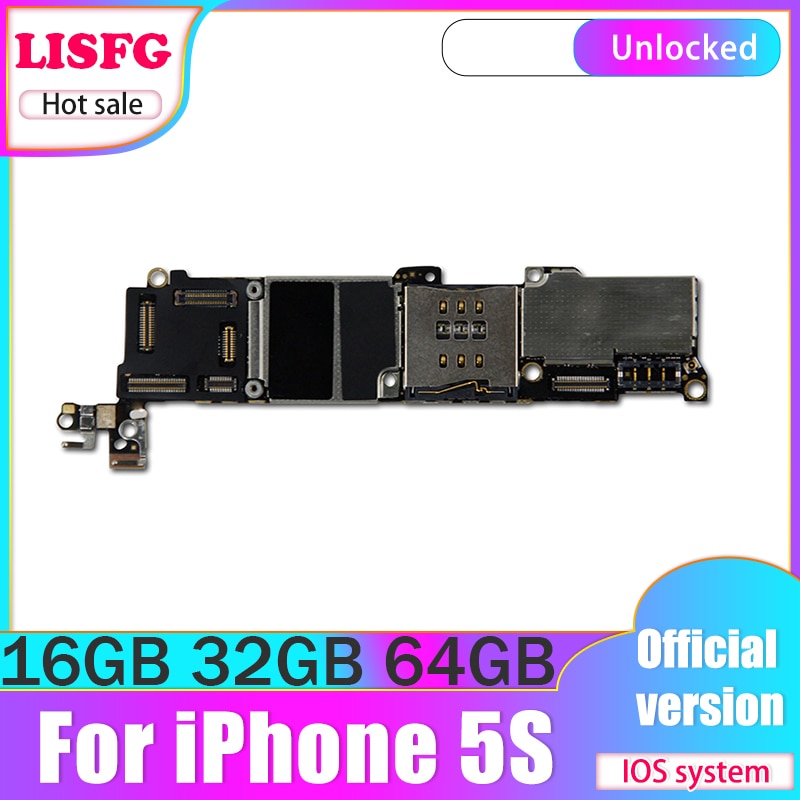 100% Unlocked for iphone 5S Motherboard,Replacement Logic Board For iphone 5S Mainboard with Touch ID/Without Touch ID