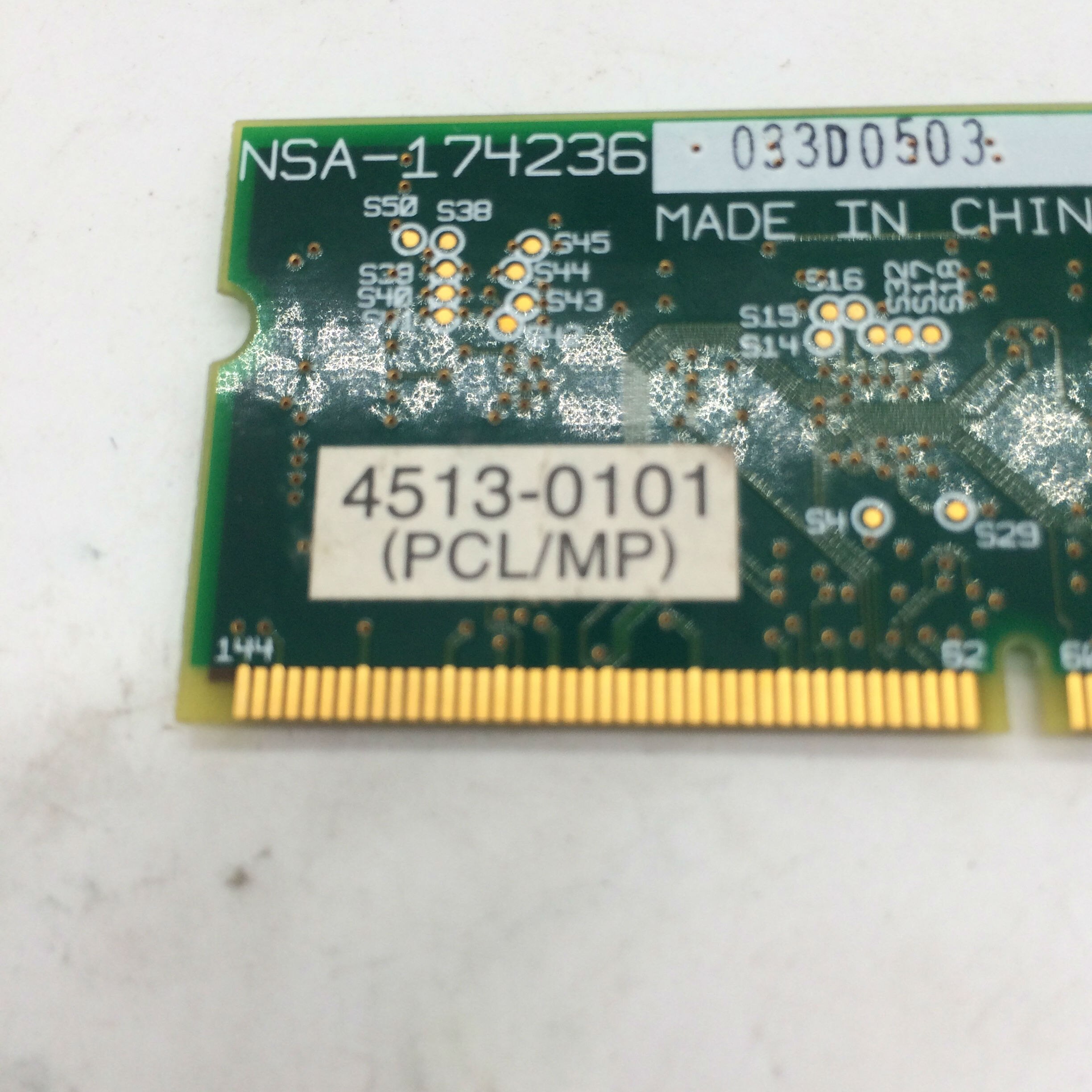 Copier NSA-174236 Random Access Memory for Samsung 4513-0101 (PCL/MP) printer parts