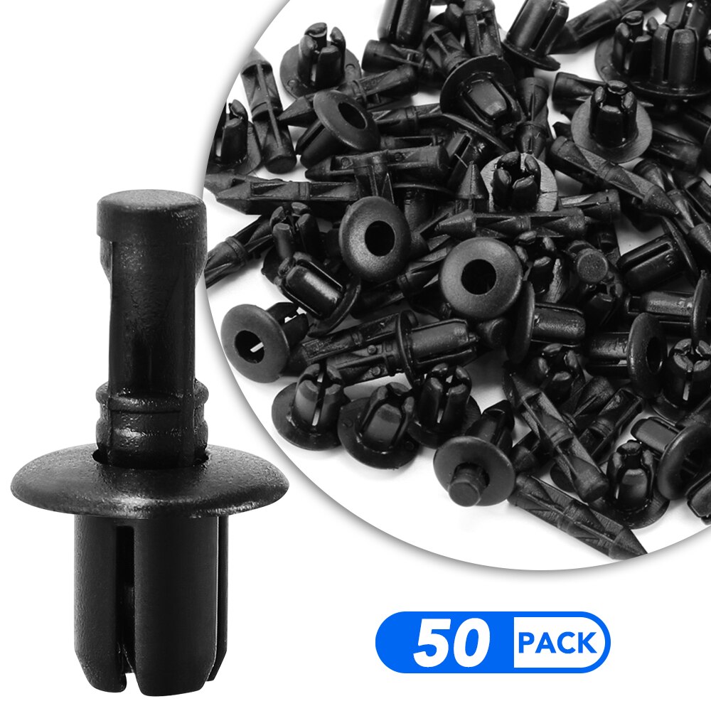 Auto fastener kofanger fender nitte clips til great wall haval coupe  h3 h5 h7 h8 h2 h6 h9: 6mm 50 stk