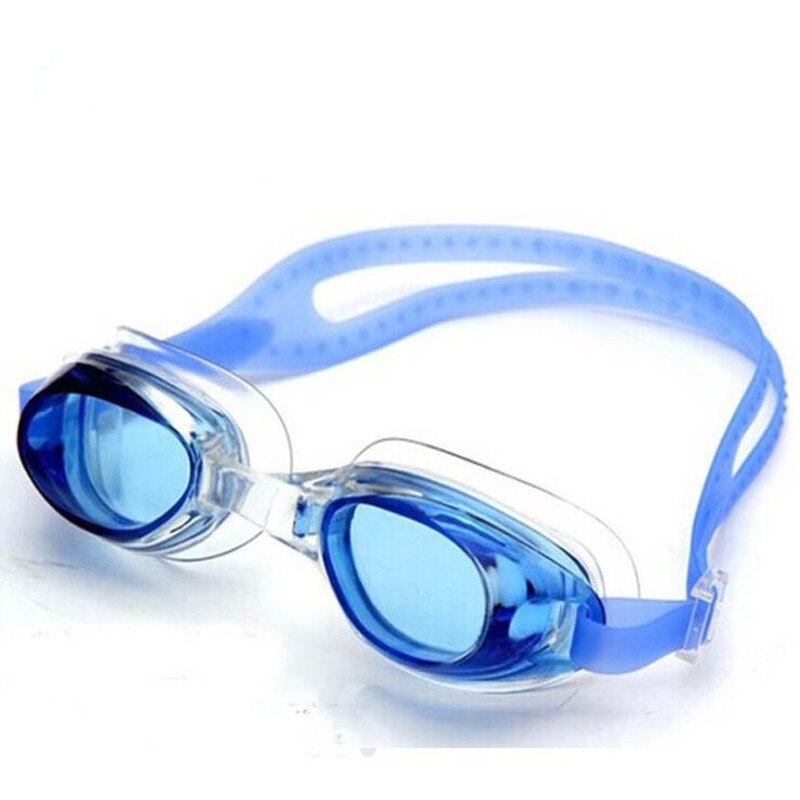 Volwassen Zwembril Clear Lens Anti-fog Sport Water Duiken Eyewear: blue