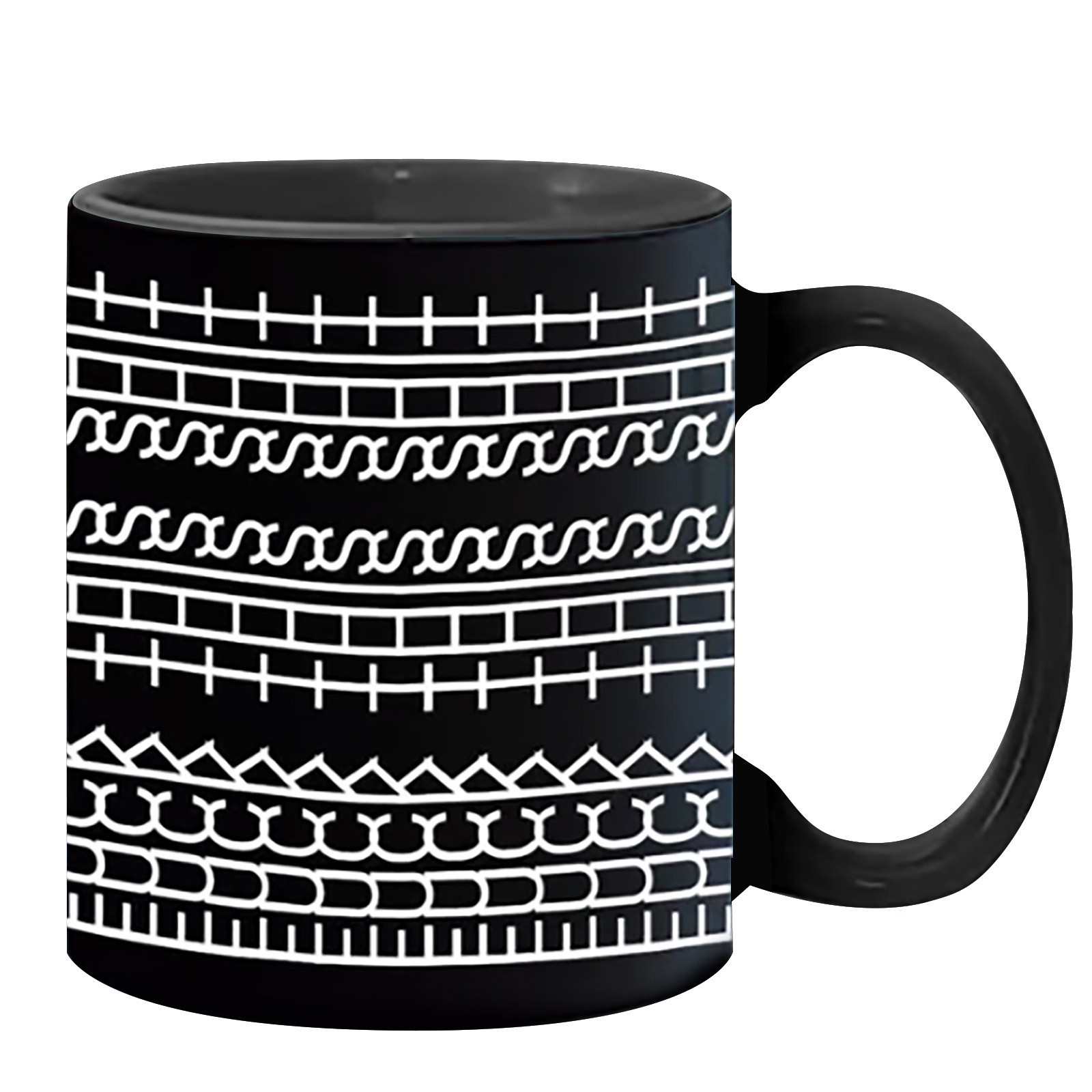 High-end Coffee Mugs Hiddens Message Mug Microwave-Safe Drinkware Ergonomic Handle Ceramic Kitchen Hidden Message Coffee 330ML: Dark Khaki