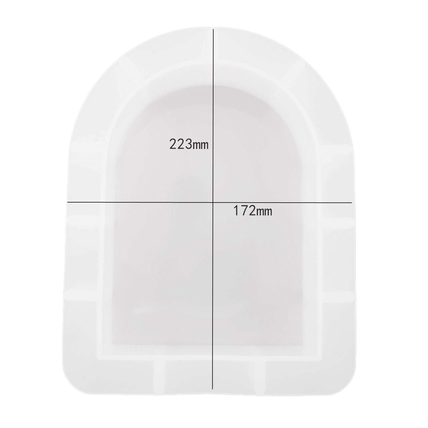 DIY geometría cubo grande espécimen amor resina epoxi molde redondo rectángulo espejo moldes de silicona para fundición de resina hacer decoración del hogar: Negro