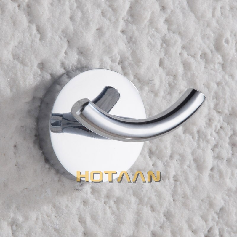 Robe Hook, Kleding Haak, Roestvrij Stalen Constructie Met Chroom Afwerking, Badkamer Haak Badkamer Accessoires, 10902-B