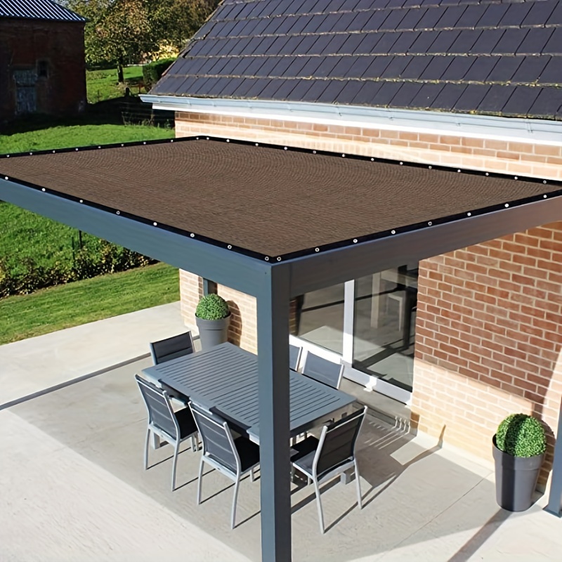Sombra solar ao ar livre com ilhós, rede para varanda, parede, quintal, pano, 1pc