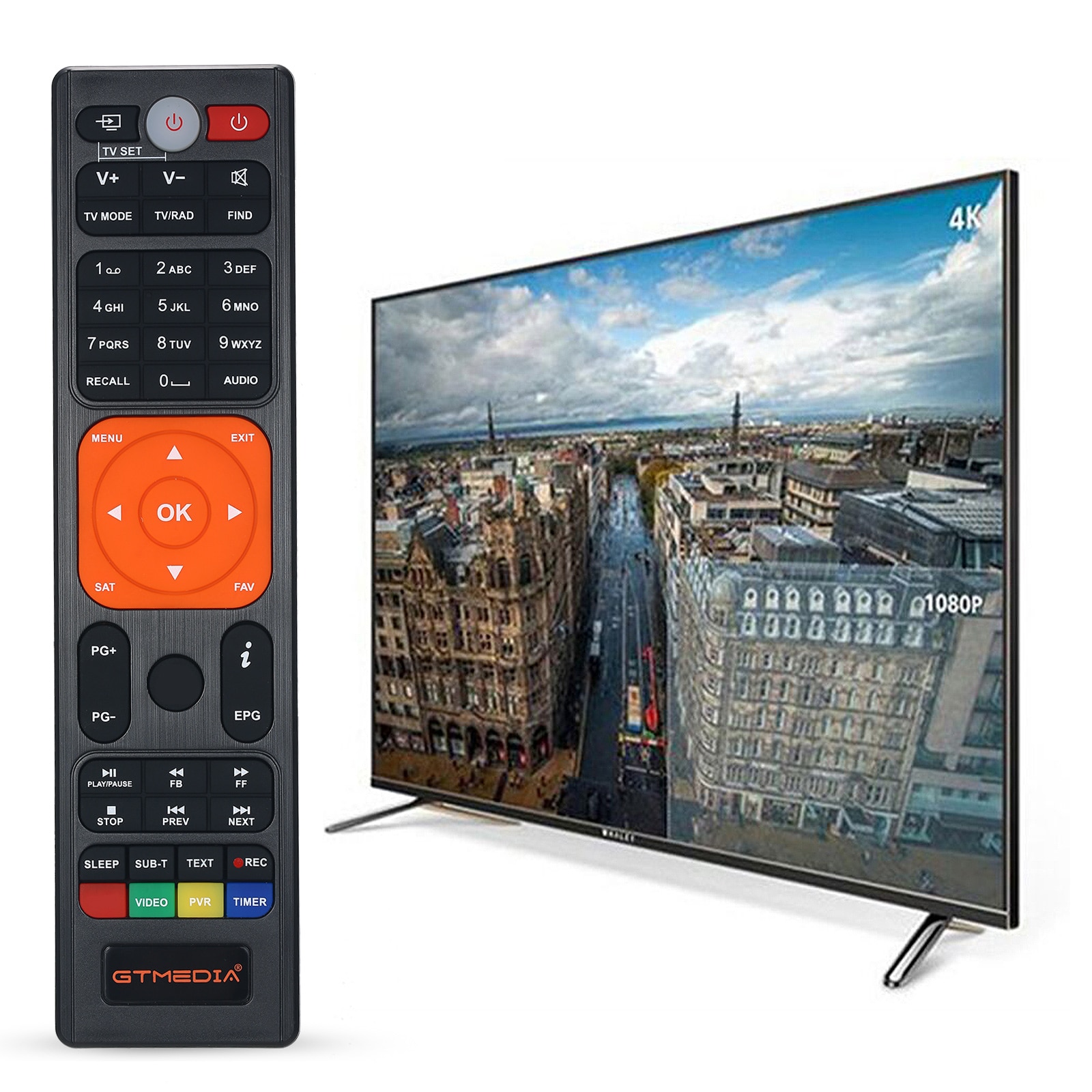 GTMEDIA – télécommande pour GTMEDIA V8 NOVA,V8 PRO2 dédié au remplacement intelligent, V8X V8 UHD V9 GTC