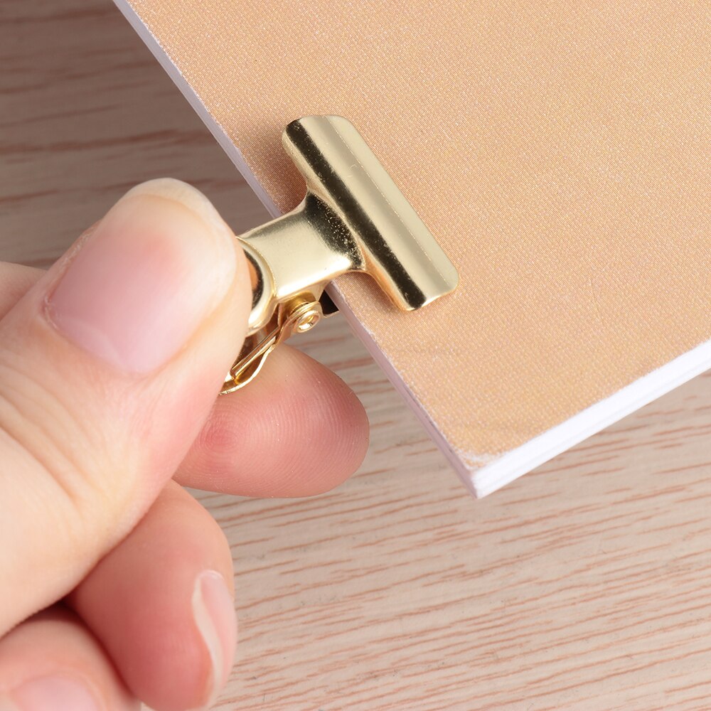 6/5Pcs Stainless Steel Binder Clip Metal Bag Clips Letter Paper Photo File Clamps Calendar Food Sealing Tools Kitchen Supplies