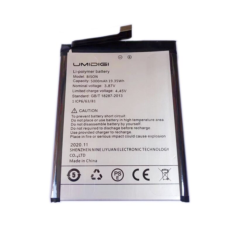 Roson – batterie pour UMI Umidigi BISON 5000mAh, pièces de rechange, accessoires de téléphone, accumulateurs avec outils, nouveauté 100%
