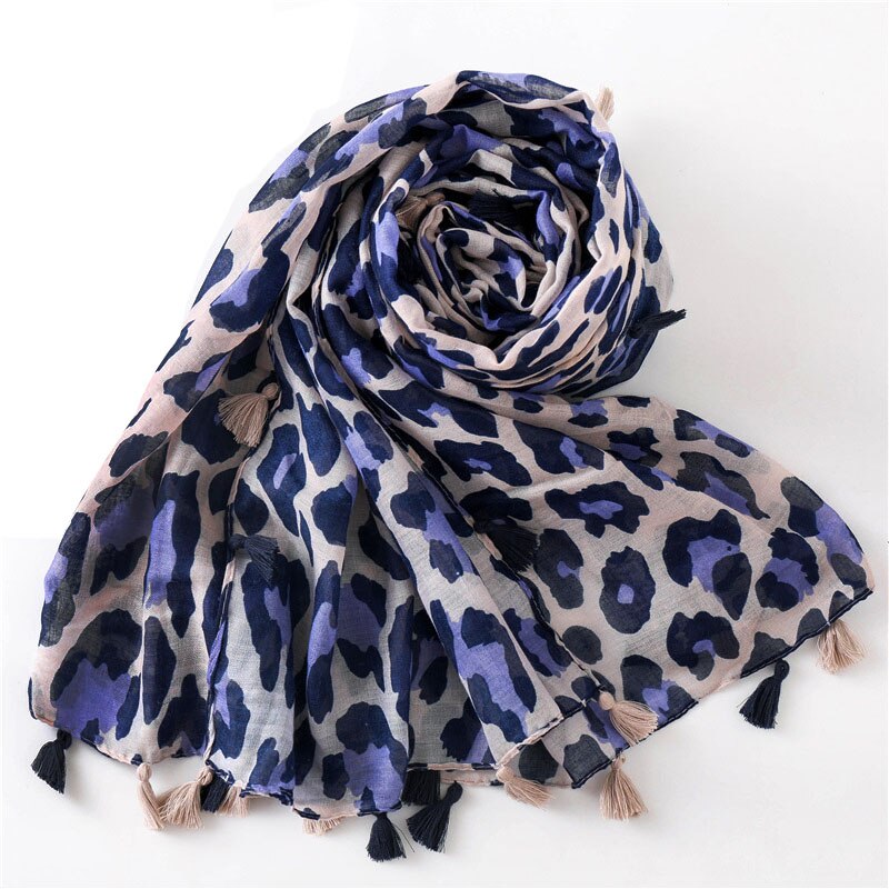 Klassisk kvinder leopard print tørklæde blød temmelig stor 180*100cm leopard stjal tynde varme store sjaler cachecol wraps: Default Title