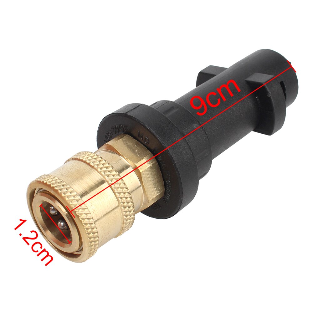 Schnitts telle für Karcher k k2 k3 k4 k5 k6 k7 Hochdruck reinigungs pistolen anschluss 12mm/0,47 "Schnell adapter Schaum topf