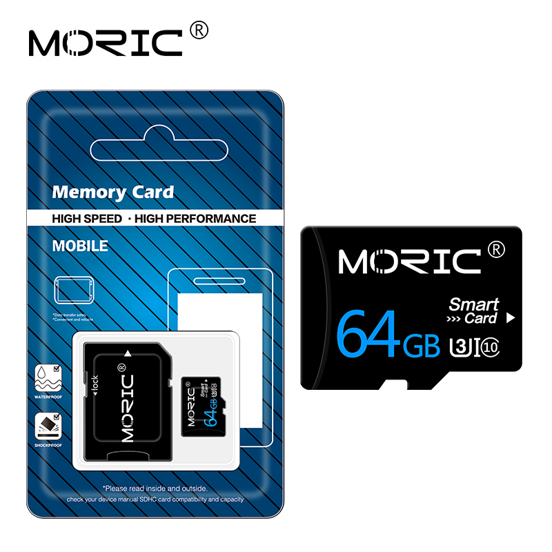 MORIC-tarjeta de memoria Microsd TF 8, 16, 32, 64, 128, 256 GB, Clase 10, Flash, 8GB, 16GB, 32GB, 64GB, 128GB, 256GB para teléfono inteligente