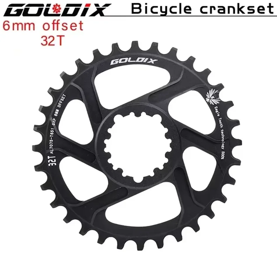 Mountainbike Kettingblad - Direct Mount 3°/6° Offset - 30T-38T Wide Narrow - voor SRAM NX XX XO Eagle: Blauw