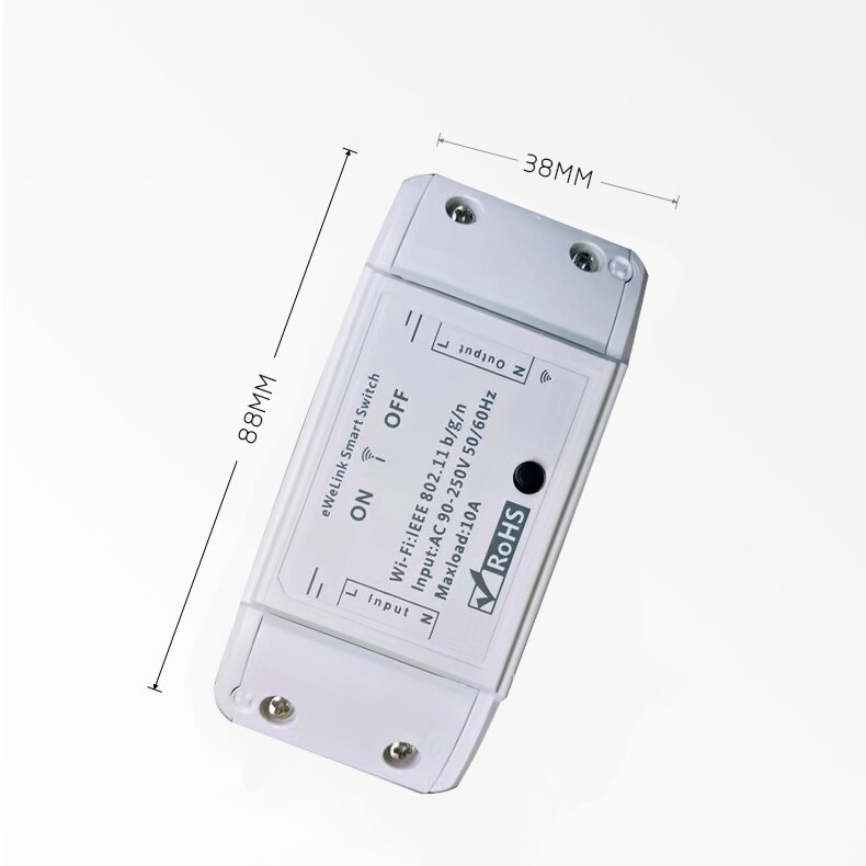 DIY WiFi Smart Light Switch Universal Breaker Timer EWelink APP Wireless Remote Control Works With Alexa Google Home Smart Home