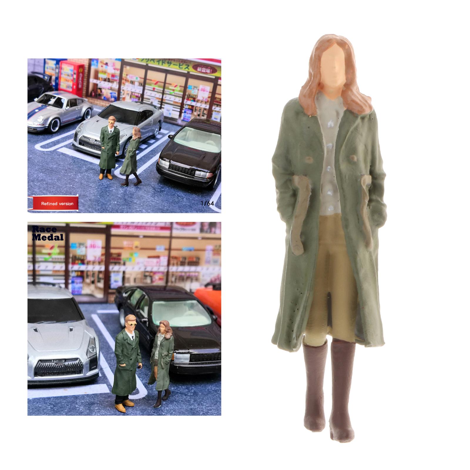 1:64 Model People Figurines for Miniature Scenes for Adults Home Decor