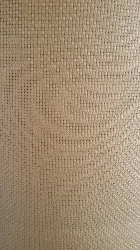 Tissu Aida en lin léger Beige jaune clair, 14ct, toile pour points de croix, bricolage, broderie à la main, fournitures artisanales: plum