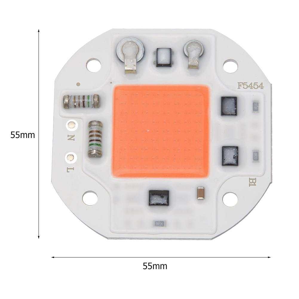 High Power 20W Cob Led Lamp Chip AC220V Led Lamp Overstroming Licht Chip Diy Schijnwerper Volledige Spectrum Wit Warm drie Lichte Kleuren