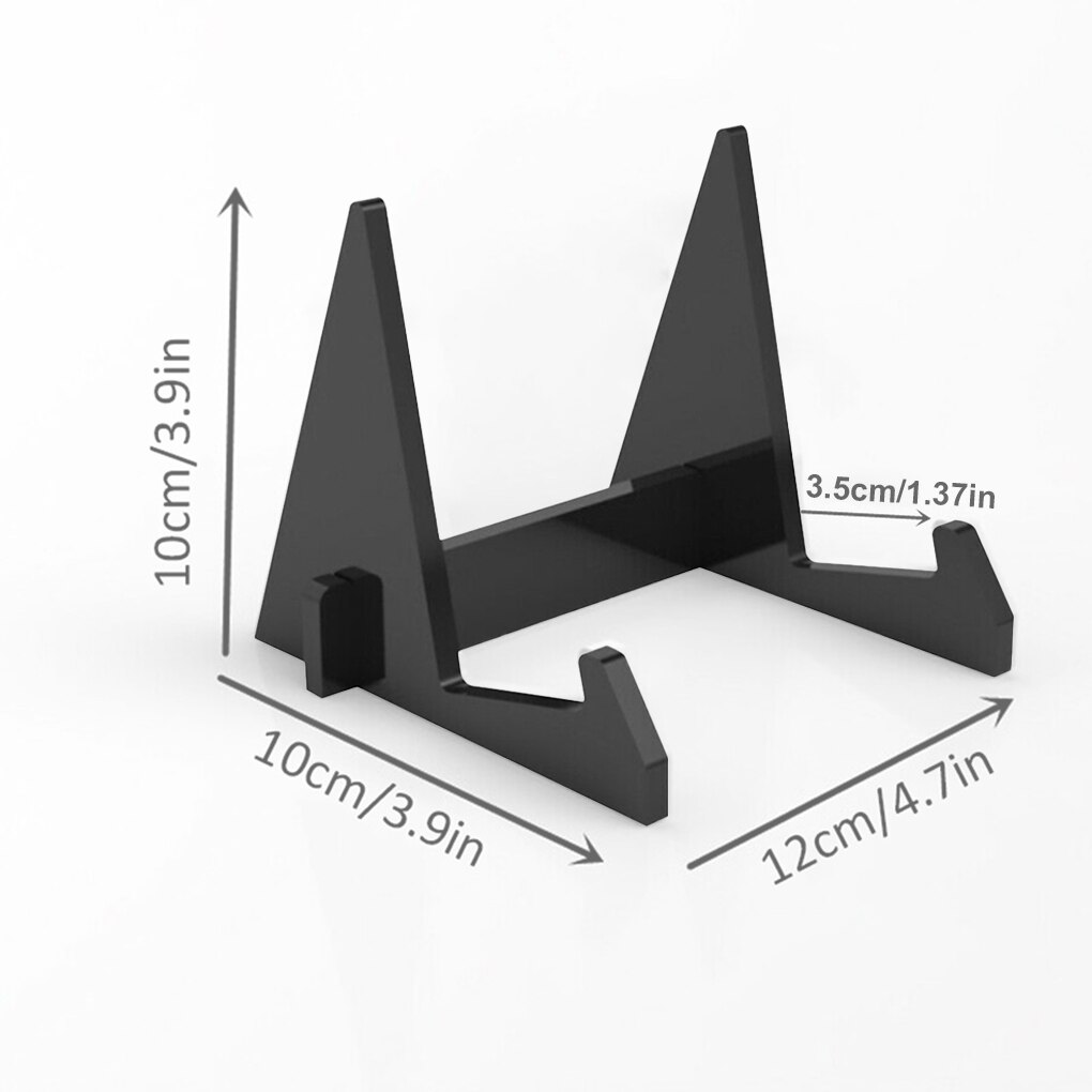 Acrylic Book Display Stand Retail Book Holder Cookbook Rock for Office Hold up to 35mm Think Books