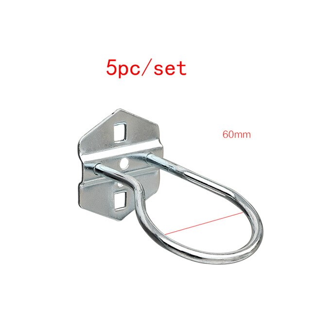 Wall-Mounted Hole board hook Hardware Tool Storage rack toolbox Hanging board Tool Storage Angle Grinder organize Box: D