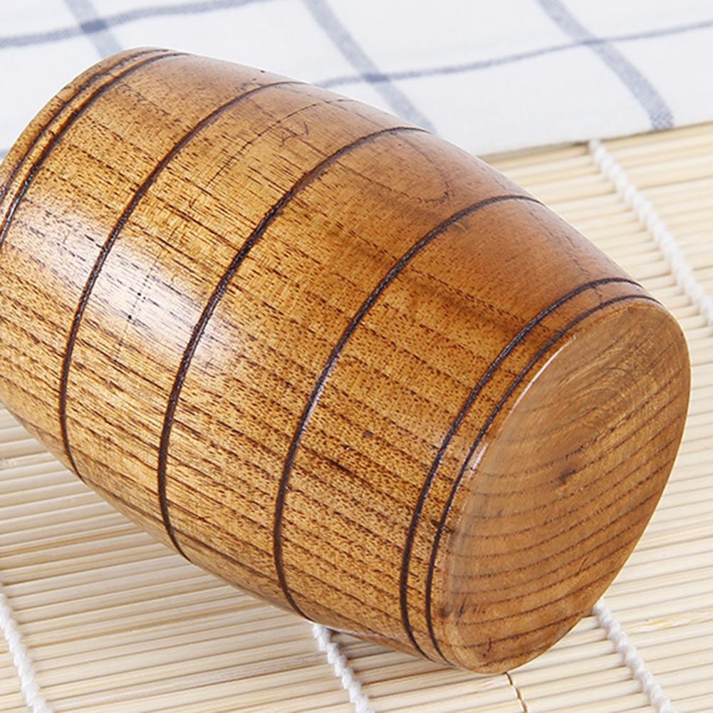 Wooden Cup Reusable Tea Coffee Milk Wine Heat Insulation Water Cup Water Drinkware Water Bottle Kitchen Bar Drinkware