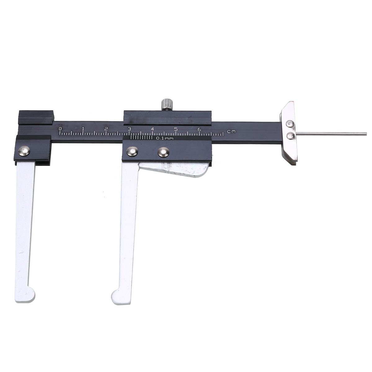 1 Pc Caliper Brake Disc Vernier Tyres Thickness Gauge Ruler Measuring Tool Stainless Steel Vernier Caliper Test Tools
