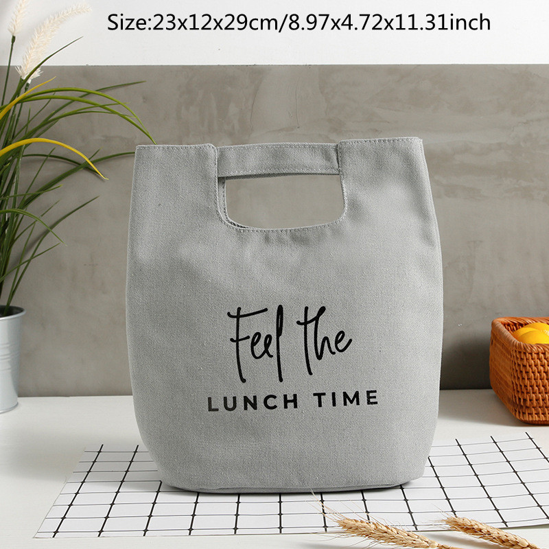 Sacchetti pranzo portatili lavoratore alimentare sacchetto termico Picnic frutta Snack borsa scuola per bambini Bento accessori refrigeranti isolati: D Gray