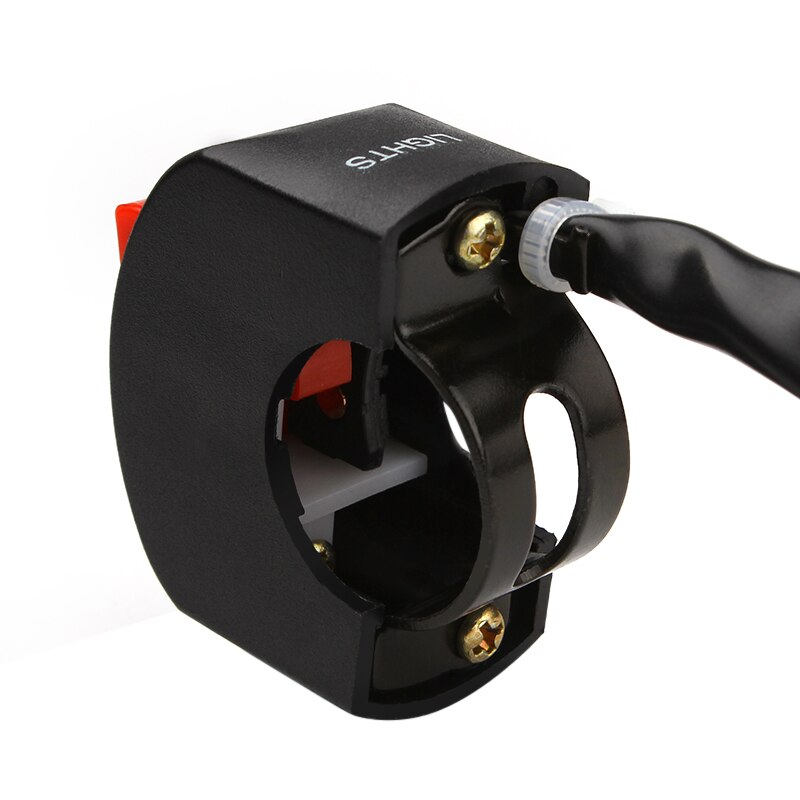 Conector Bullet, interruptor para el manillar de la motocicleta, interruptores de botón de encendido/apagado, conector, botón pulsador, accesorios de motocicleta