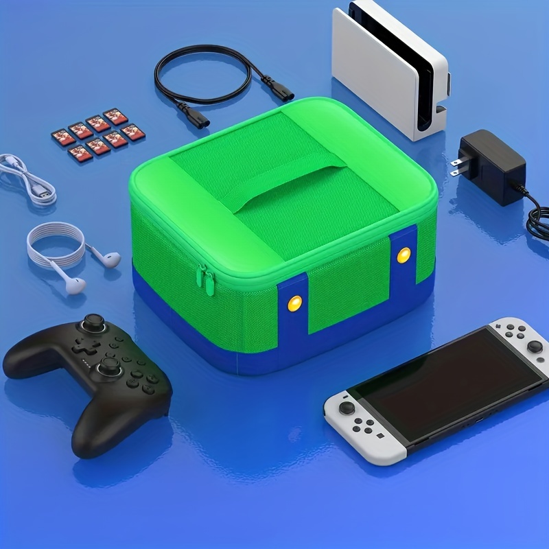 Storage Carrying Bag Compatible With Nintendo Switch/ OLED Soft Shell Protective Travel Case For Console Pro Controller