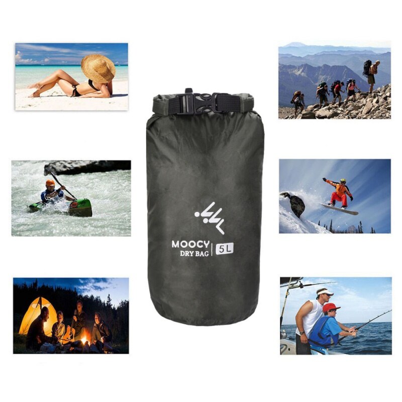 5L/20L/50L Draagbare Zwemmen Zak Waterdichte Droge Zak Roll Top Sack Rafting Varen Kajakken Droge Organizer Strand opbergtas