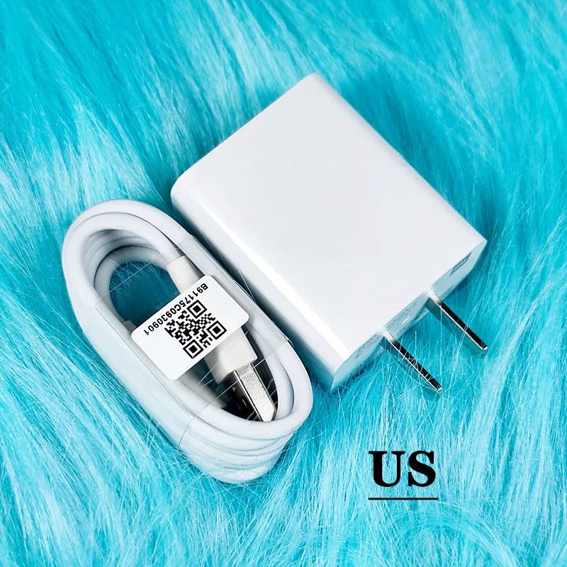 Original Xiaomi 18W Charger Fast Charge QC 3.0 EU Adapter For Redmi 12 10C 13R 12R Note 8 Pro 9 9T Poco M3 C40 Usb Type C Cable: EU