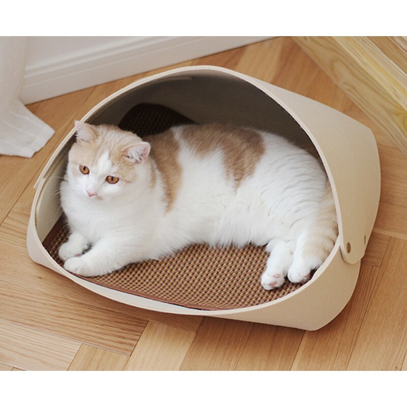 PETCO Felt Pet Dog Cat Bed K&H Harmony Armarkat accommodate semi-closed Cat House For Small Dogs For Cats Foldable Pet Cushion