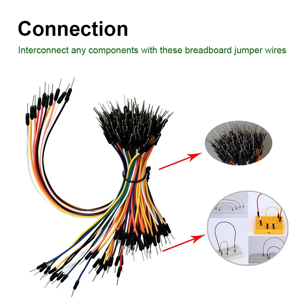 65Pcs Male Naar Male Breadboard Jumper Kabels Draden Starter Kit Voor Bbc Microbit Micro:bit Arduino Raspberry Pi 3 4 Set