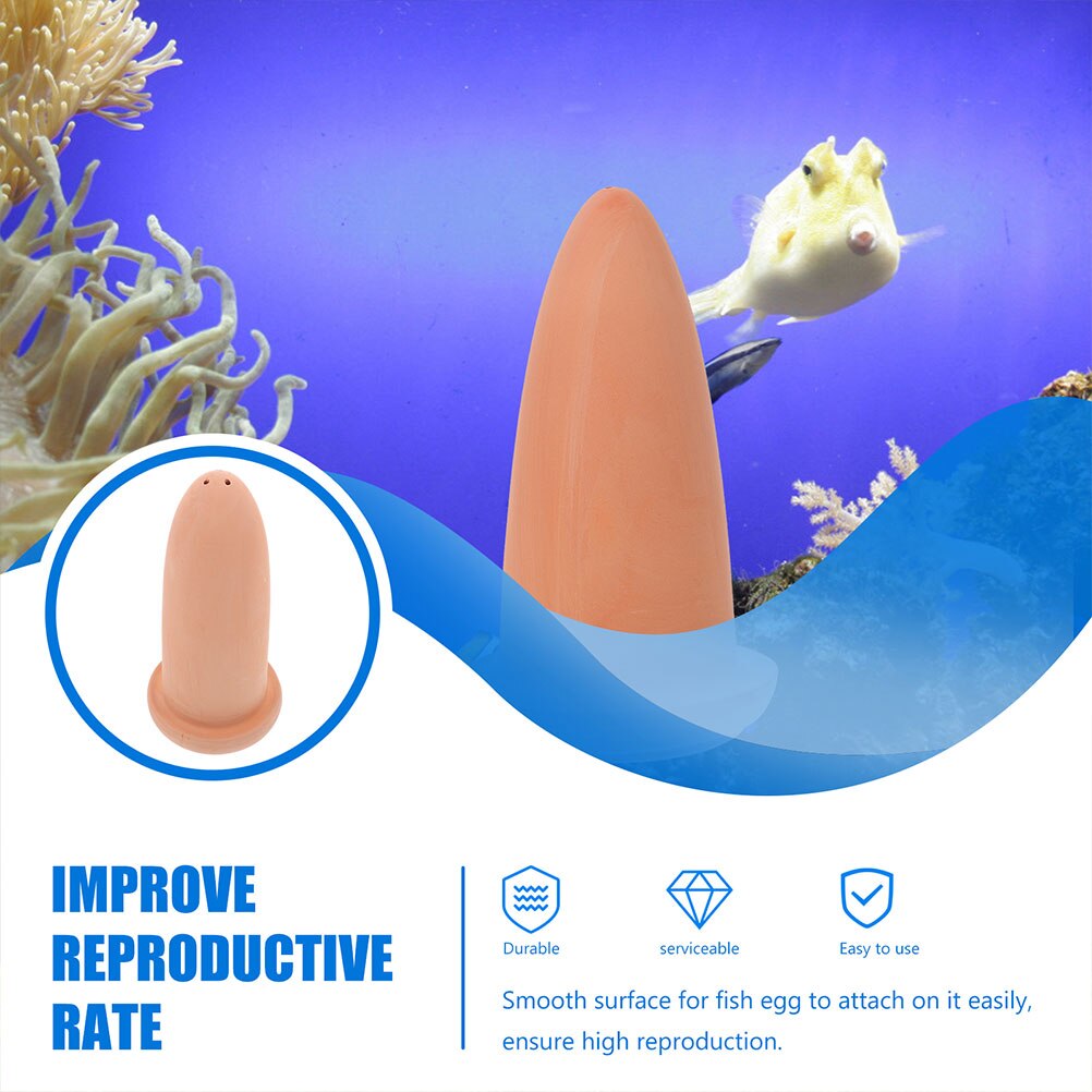 1 Set of Fish Breeding Pot Fish Spawning Barrels Pottery Clay Fish Tank Ornament