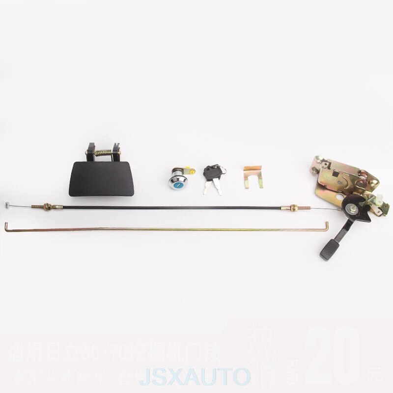 Accesorios para excavadora Bloqueo de puerta de cabina Bloqueo de cilindro bloqueo bloque de material para HITACHI 70 ZAX70 EX60