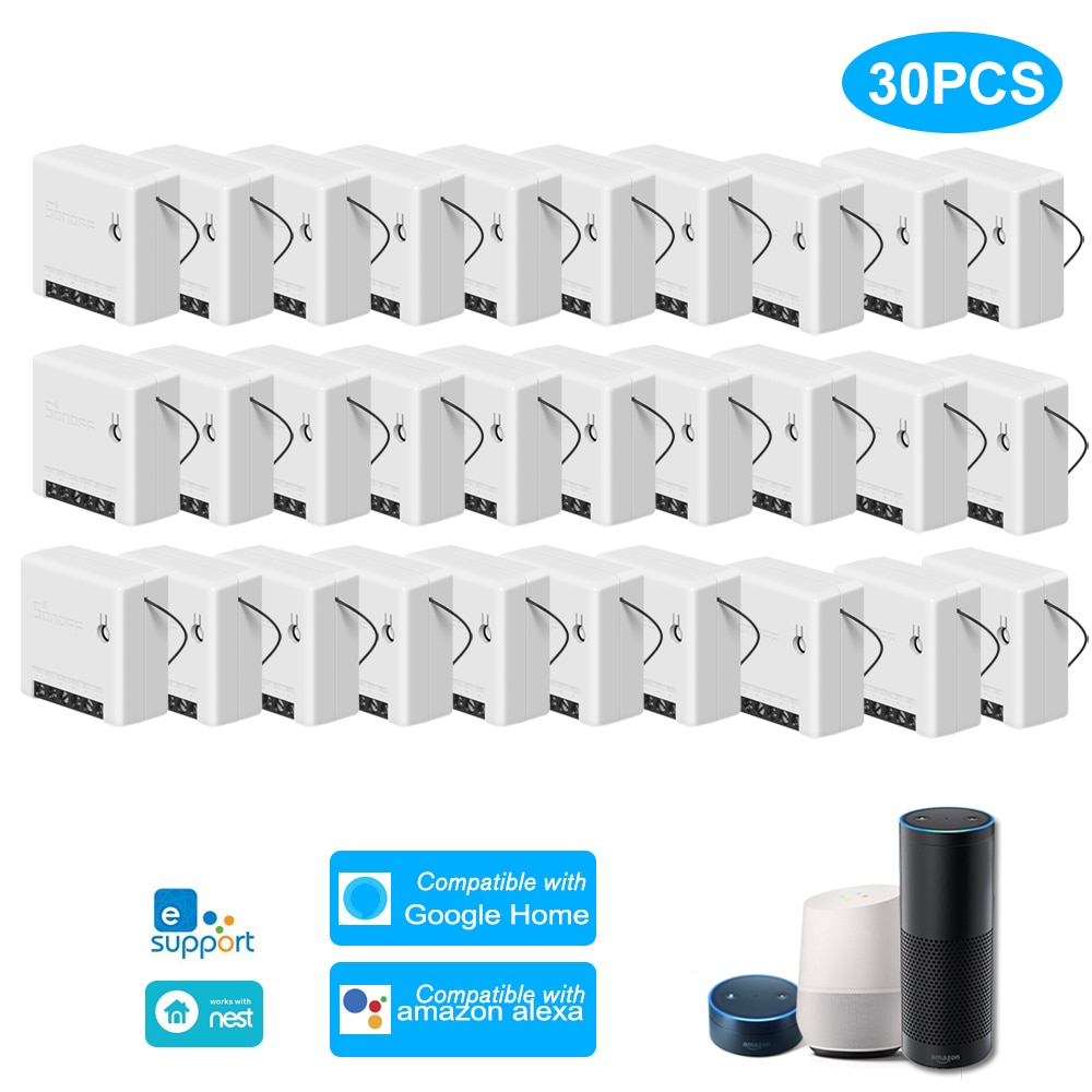 SONOFF MINI Wifi Switch DIY Wireless Remote Domotica Light Smart Home Automation Relay Module Controller Work with Alexa
