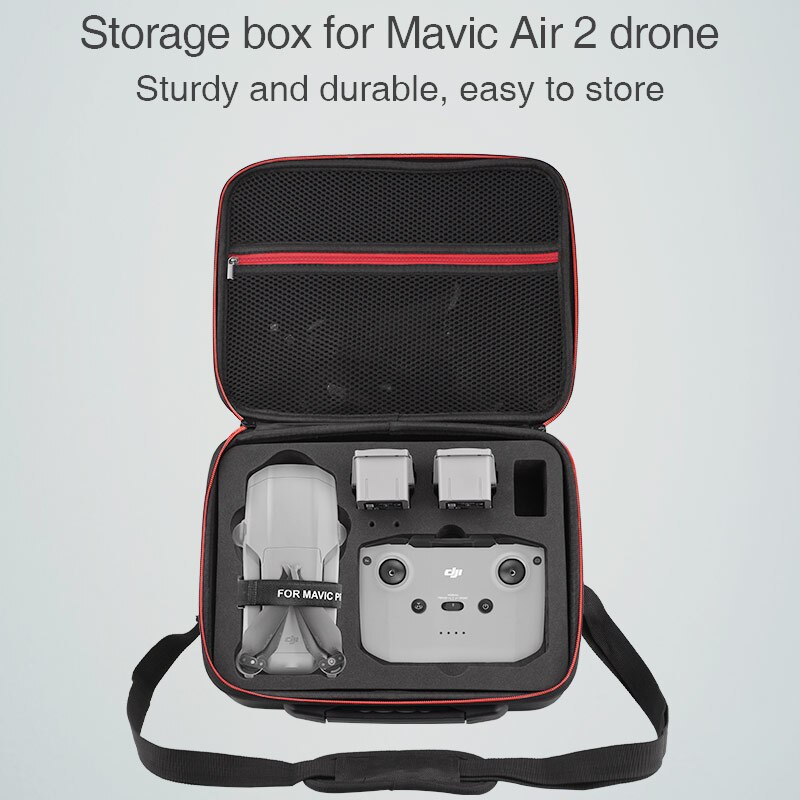 Sacchetto portatile Impermeabile Duro Della Copertura Borsette di Stoccaggio Custodia Da Viaggio Borse A Spalla Grande Capacità Per DJI Mavic Aria 2 Drone Accessori