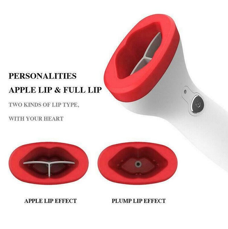 Portable USB Rechargeable Lip Plumper Enricher Device Electric Silicone Lip Plumper Instrument Kit