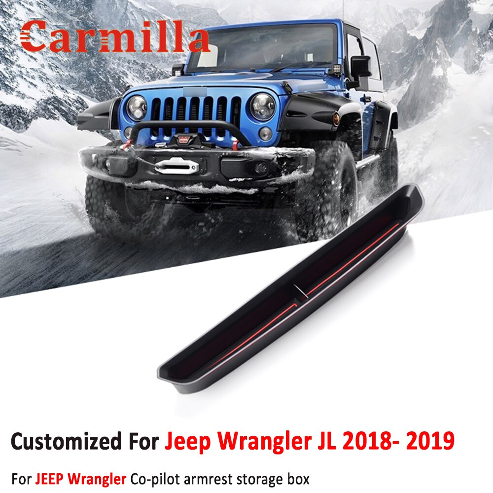 Car Accessories for Jeep Wrangler JL JLU Gladiator JT Truck Passenger Storage Tray Door Side Storage Box
