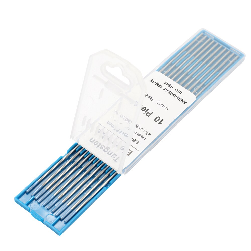 Lanthanated Tungsten Electrode 10pcs Fine Lanthanated Tungsten Electrodes Tungsten Rod Welding Accessories